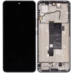 Xiaomi Redmi Note 13 Pro 5G İle Uyumlu Çerçeveli Orijinal Amoled Ekran (Siyah)