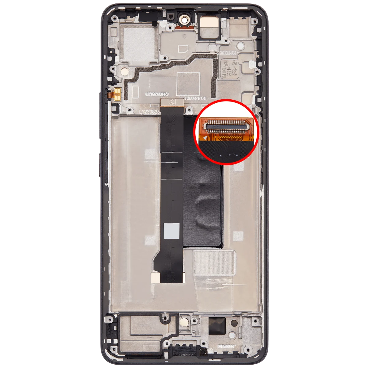 Xiaomi Redmi Note 13 Pro 5G İle Uyumlu Çerçeveli Orijinal Amoled Ekran (Siyah) - Görsel 3