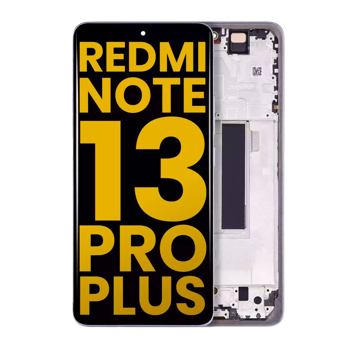 Xiaomi Redmi Note 13 Pro Plus İle Uyumlu Çerçeveli Orijinal Amoled Ekran (Mor) - Görsel 2