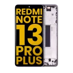 Xiaomi Redmi Note 13 Pro Plus İle Uyumlu Çerçeveli Orijinal Amoled Ekran (Mor) - Görsel 2