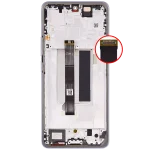 Xiaomi Redmi Note 13 Pro Plus İle Uyumlu Çerçeveli Orijinal Amoled Ekran (Mor) - Görsel 4