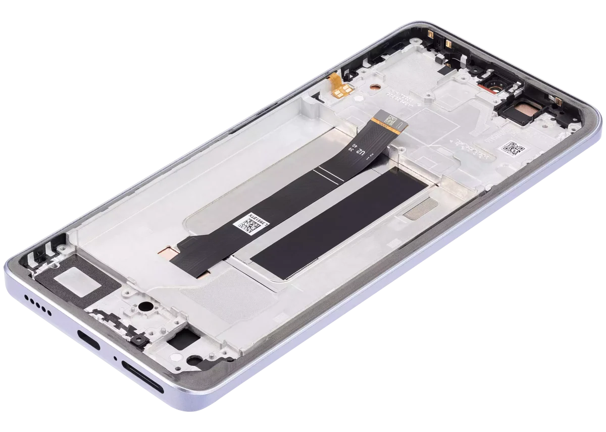Xiaomi Redmi Note 13 Pro Plus İle Uyumlu Çerçeveli Orijinal Amoled Ekran (Mor) - Görsel 6