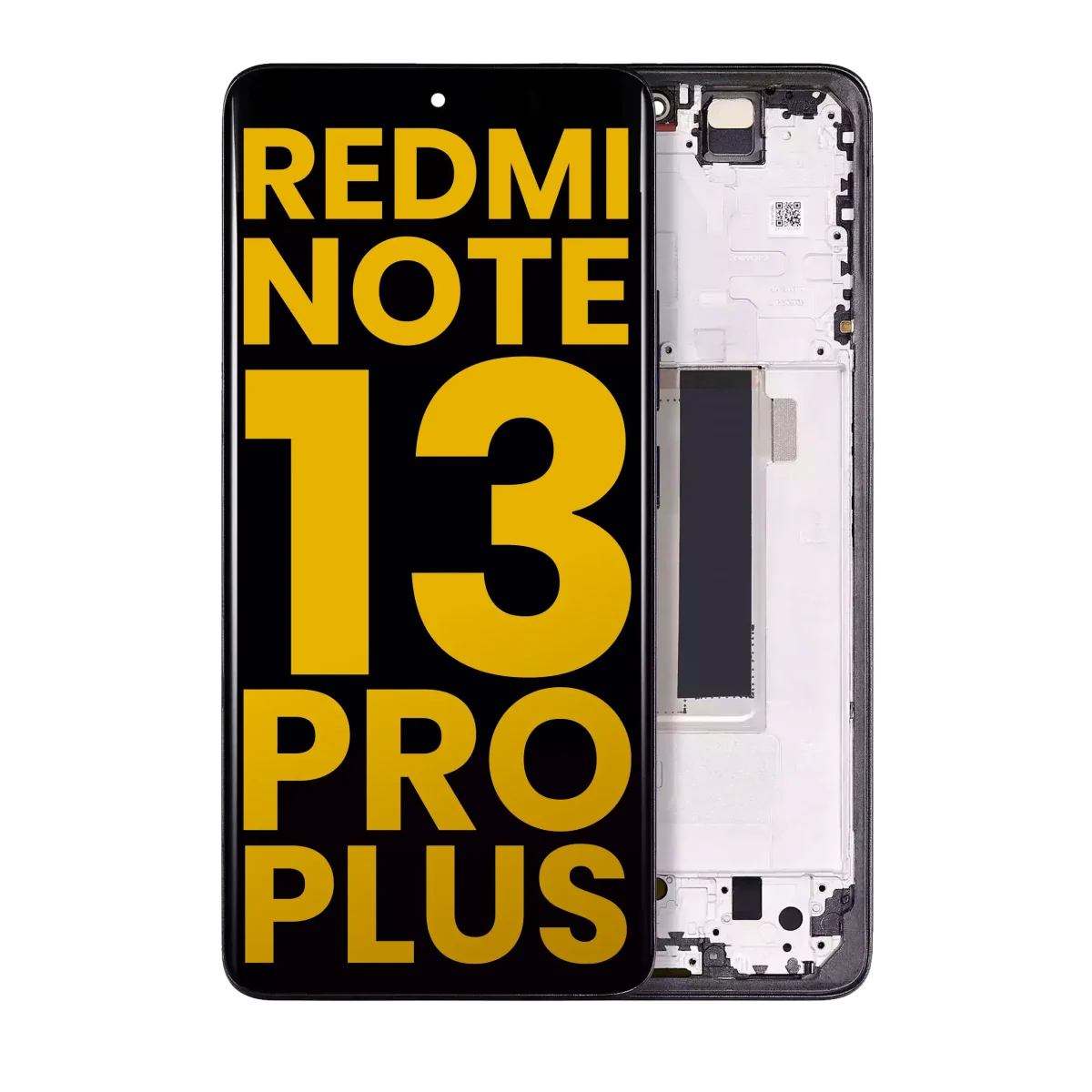 Xiaomi Redmi Note 13 Pro Plus İle Uyumlu Çerçeveli Orijinal Amoled Ekran (Siyah) - Görsel 2