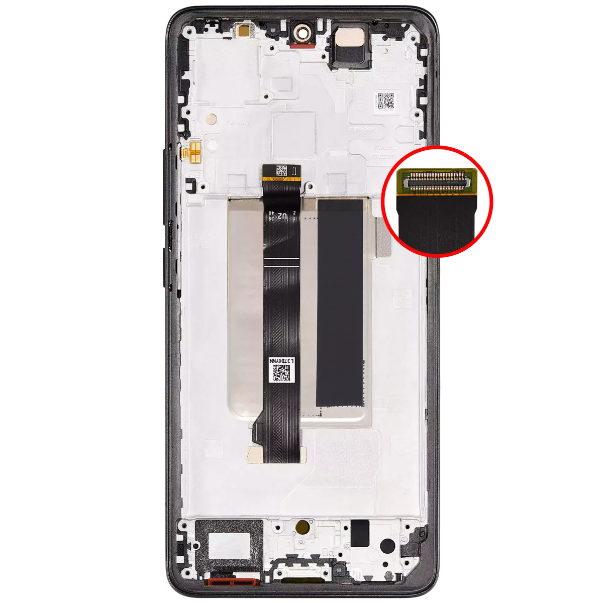 Xiaomi Redmi Note 13 Pro Plus İle Uyumlu Çerçeveli Orijinal Amoled Ekran (Siyah) - Görsel 4