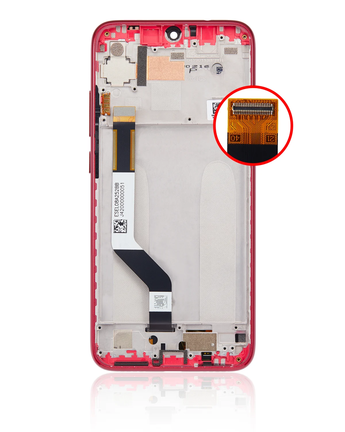 Xiaomi Redmi Note 7 İle Uyumlu / 7 Pro Orijinal (Alacakaranlık Altını)  Çerçeveli Ekran Dokunmatik - Görsel 3
