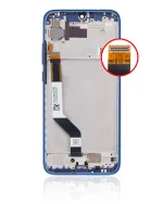 Xiaomi Redmi Note 7 İle Uyumlu / 7 Pro Orijinal (Mavi)  Çerçeveli Ekran Dokunmatik - Görsel 3
