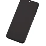 Xiaomi Redmi Note 7 İle Uyumlu / 7 Pro Orijinal (Siyah)  Çerçeveli Ekran Dokunmatik