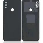 Xiaomi Redmi Note 7 İle Uyumlu Arka Kapak Cam KameraLensli  (Siyah)