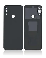Xiaomi Redmi Note 7 İle Uyumlu Arka Kapak Cam KameraLensli  (Siyah)