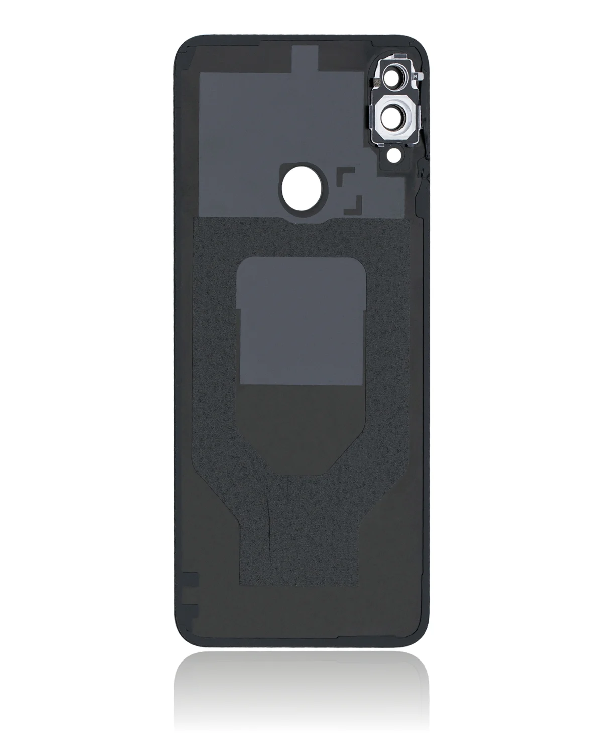 Xiaomi Redmi Note 7 İle Uyumlu Arka Kapak Cam KameraLensli  (Siyah) - Görsel 3