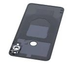 Xiaomi Redmi Note 7 İle Uyumlu Arka Kapak Cam KameraLensli  (Siyah) - Görsel 5