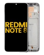 Xiaomi Redmi Note 8 İle Uyumlu Ekran Dokunmatik Çerçeveli Orijinal (Moonlight Beyaz) - Görsel 2