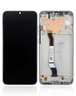 Xiaomi Redmi Note 8 İle Uyumlu Ekran Dokunmatik Çerçeveli Orijinal (Moonlight Beyaz)