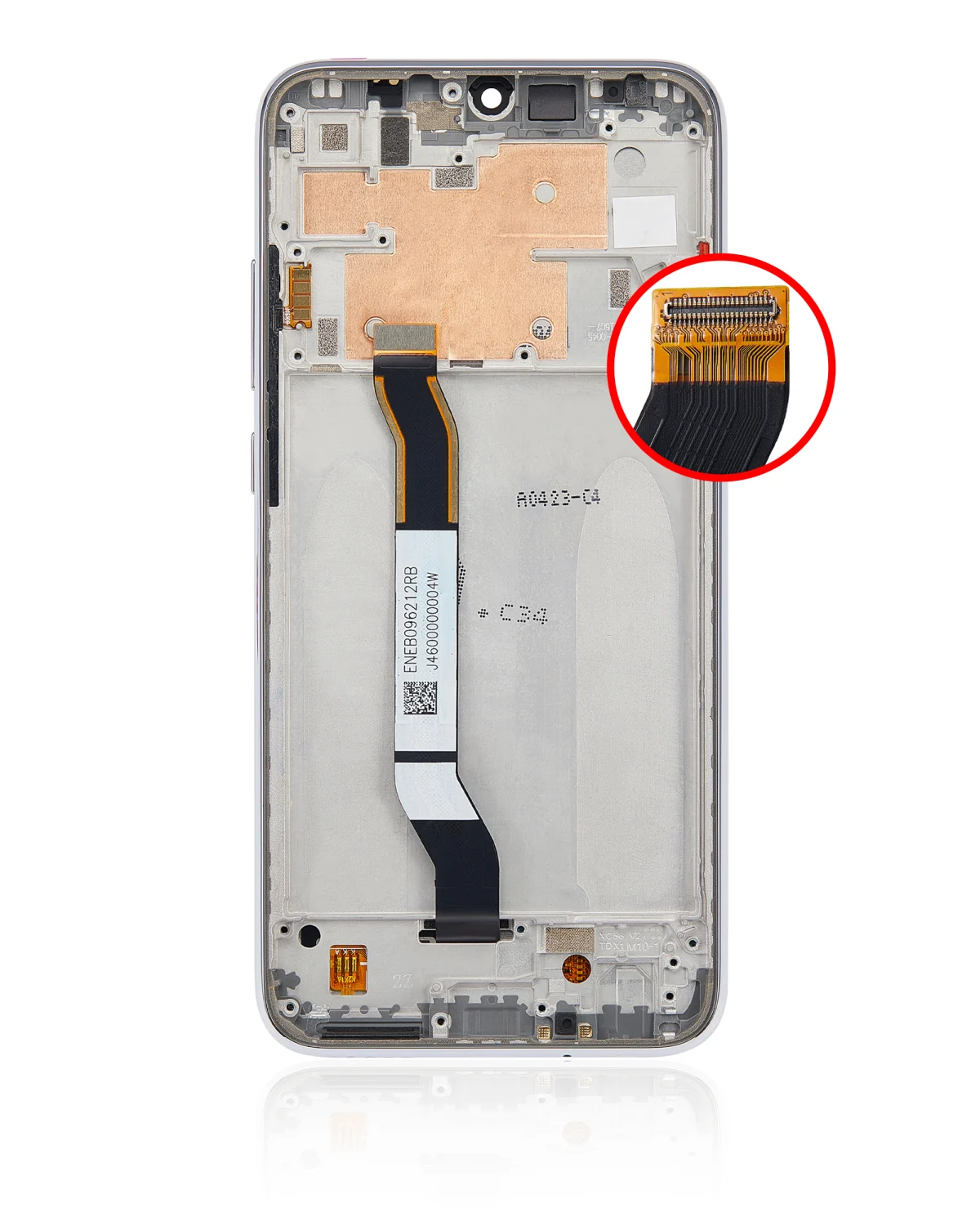 Xiaomi Redmi Note 8 İle Uyumlu Ekran Dokunmatik Çerçeveli Orijinal (Moonlight Beyaz) - Görsel 4