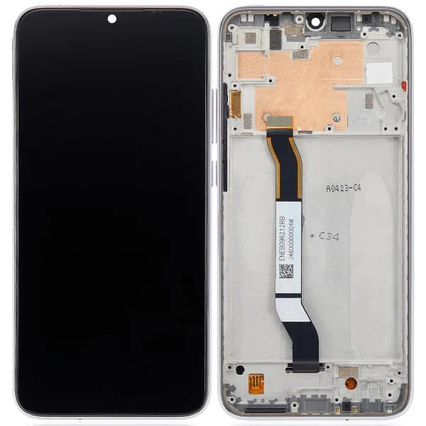 Xiaomi Redmi Note 8 İle Uyumlu Ekran Dokunmatik Çerçeveli Orijinal (Moonlight Beyaz)