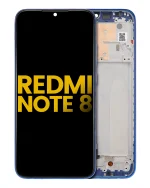 Xiaomi Redmi Note 8 İle Uyumlu Ekran Dokunmatik Çerçeveli Orijinal (Neptün Mavisi) - Görsel 2