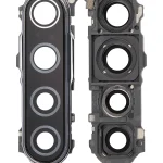 Xiaomi Redmi Note 8 İle Uyumlu Moonlight White) Orijinal  Braketli / Çerçeveli Arka Kamera Lensi