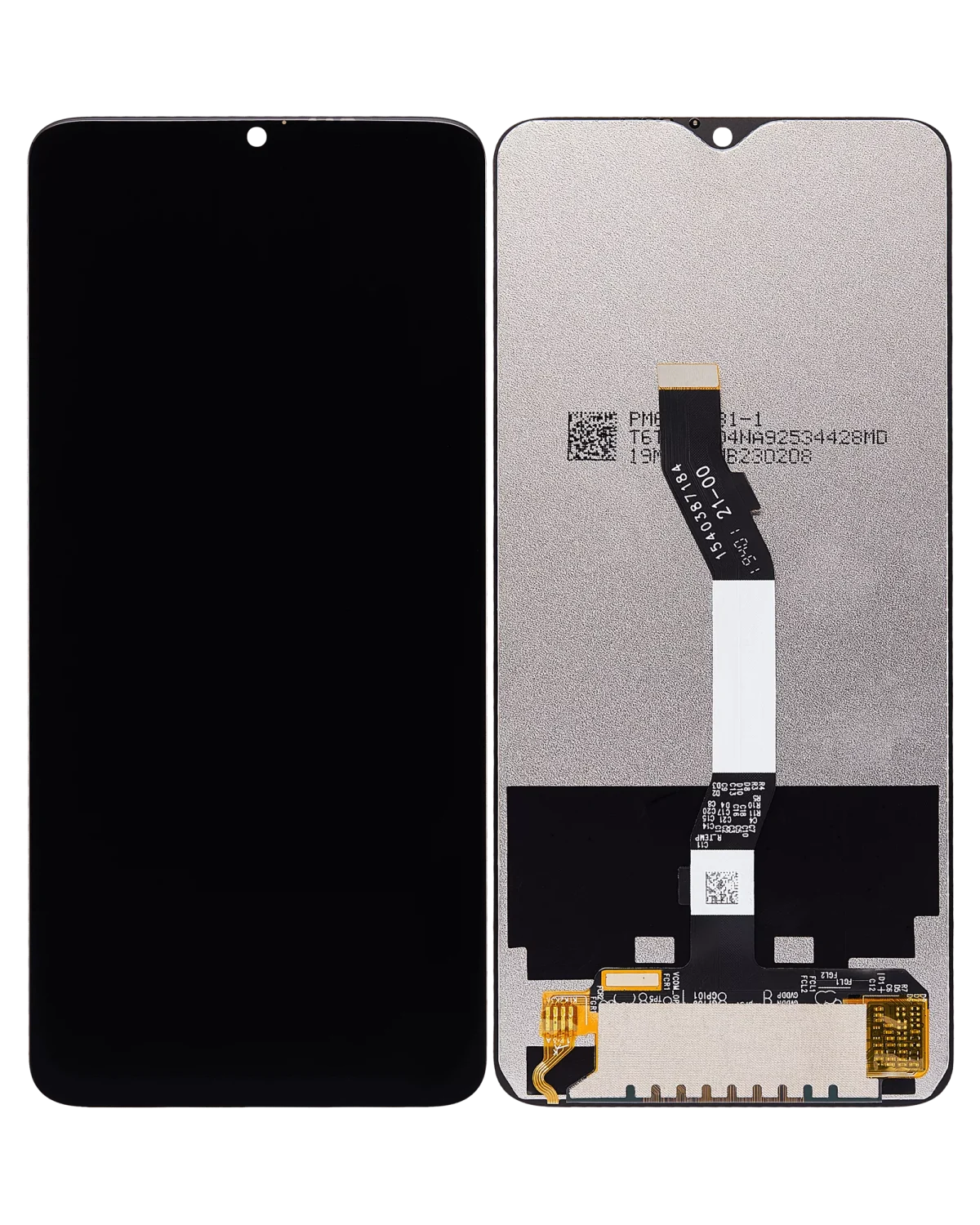 Xiaomi Redmi Note 8 Pro İle Uyumlu Ekran Dokunmatik Çerçevesiz (A Plus Kalite) (Siyah)