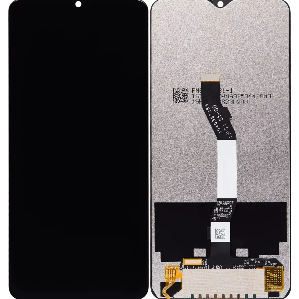 Xiaomi Redmi Note 8 Pro İle Uyumlu Ekran Dokunmatik Çerçevesiz (A Plus Kalite) (Siyah)