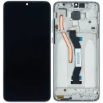 Xiaomi Redmi Note 8 Pro İle Uyumlu Orijinal (Beyaz) Çerçeveli Ekran Dokunmatik