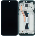 Xiaomi Redmi Note 8 Pro İle Uyumlu Orijinal (Yeşil) Çerçeveli Ekran Dokunmatik