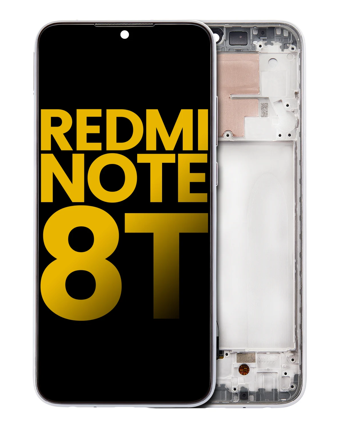 Xiaomi Redmi Note 8T İle Uyumlu Ekran Dokunmatik Çerçeveli Orijinal (Moonlight Beyaz) - Görsel 2