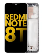 Xiaomi Redmi Note 8T İle Uyumlu Ekran Dokunmatik Çerçeveli Orijinal (Moonlight Beyaz) - Görsel 2