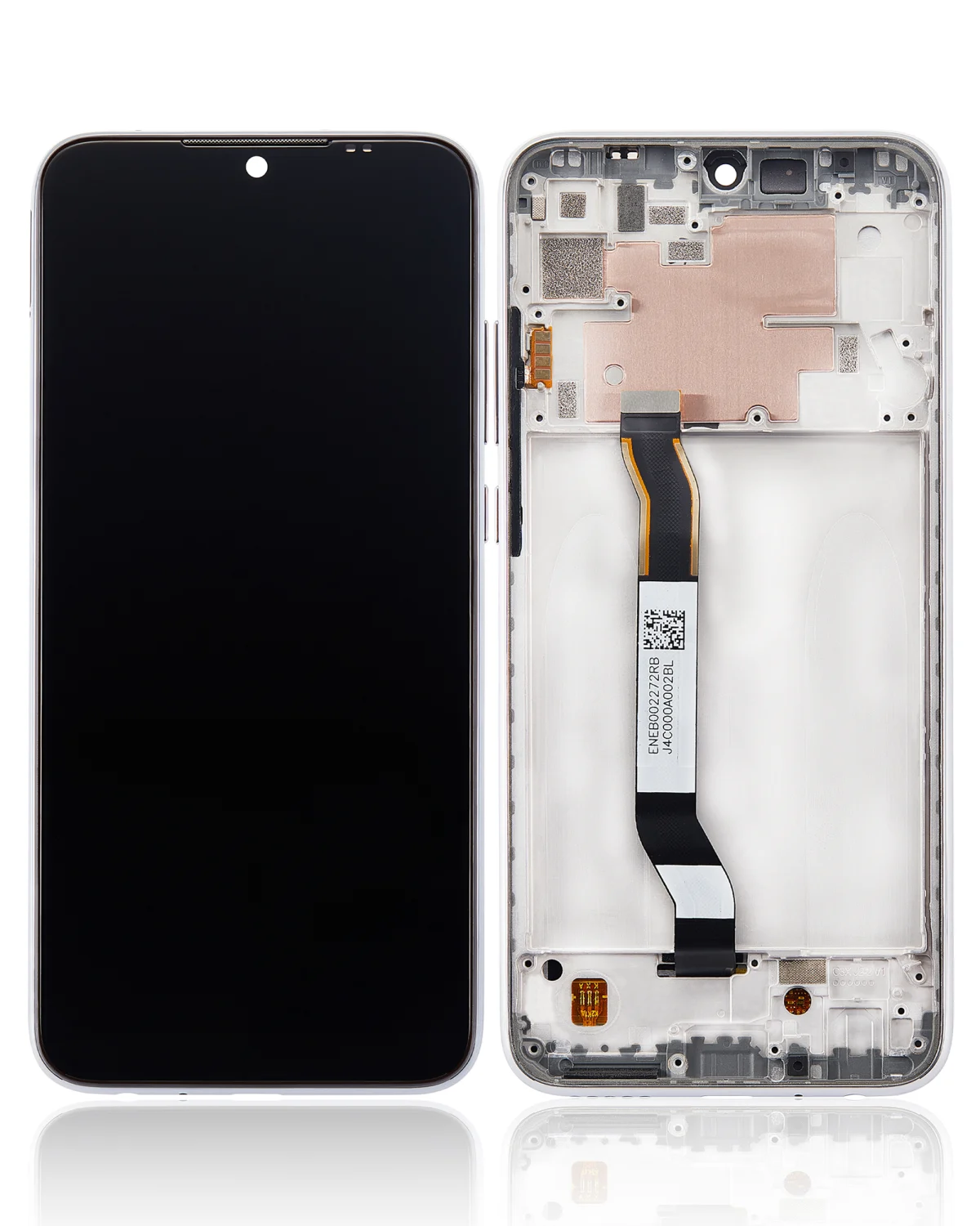 Xiaomi Redmi Note 8T İle Uyumlu Ekran Dokunmatik Çerçeveli Orijinal (Moonlight Beyaz)