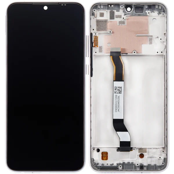 Xiaomi Redmi Note 8T İle Uyumlu Ekran Dokunmatik Çerçeveli Orijinal (Moonlight Beyaz)