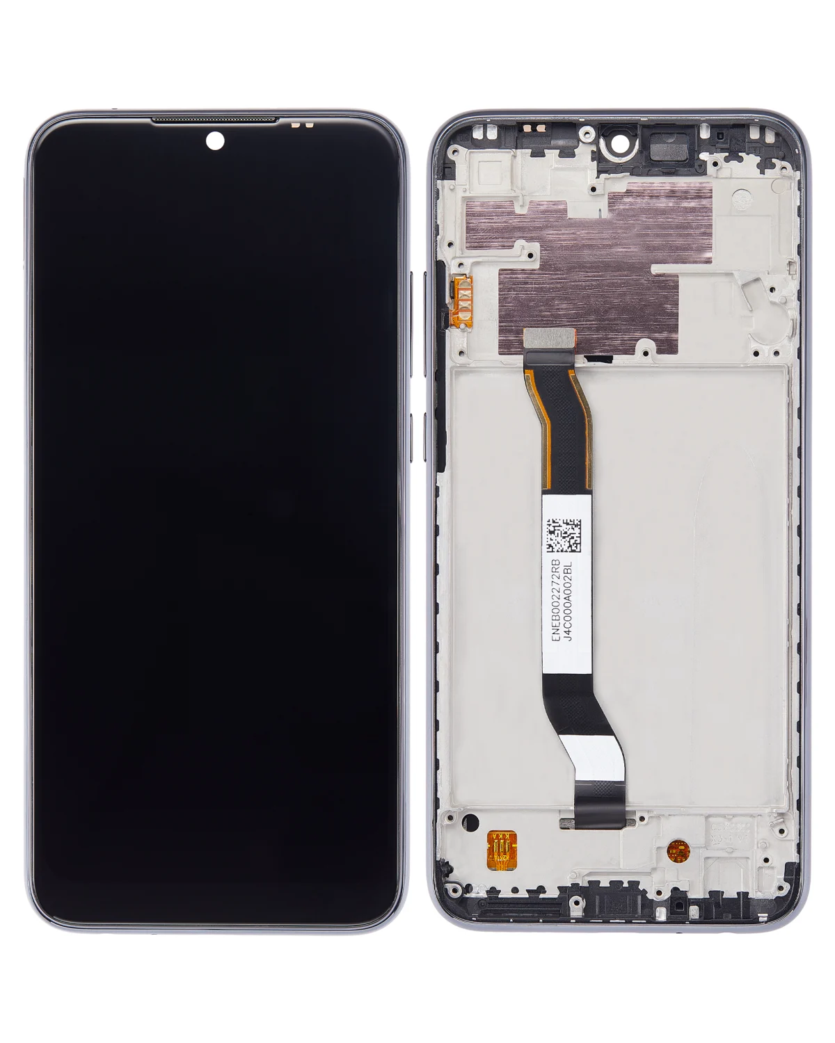 Xiaomi Redmi Note 8T İle Uyumlu Ekran Dokunmatik Çerçeveli Orijinal (Moonshadow Gri)