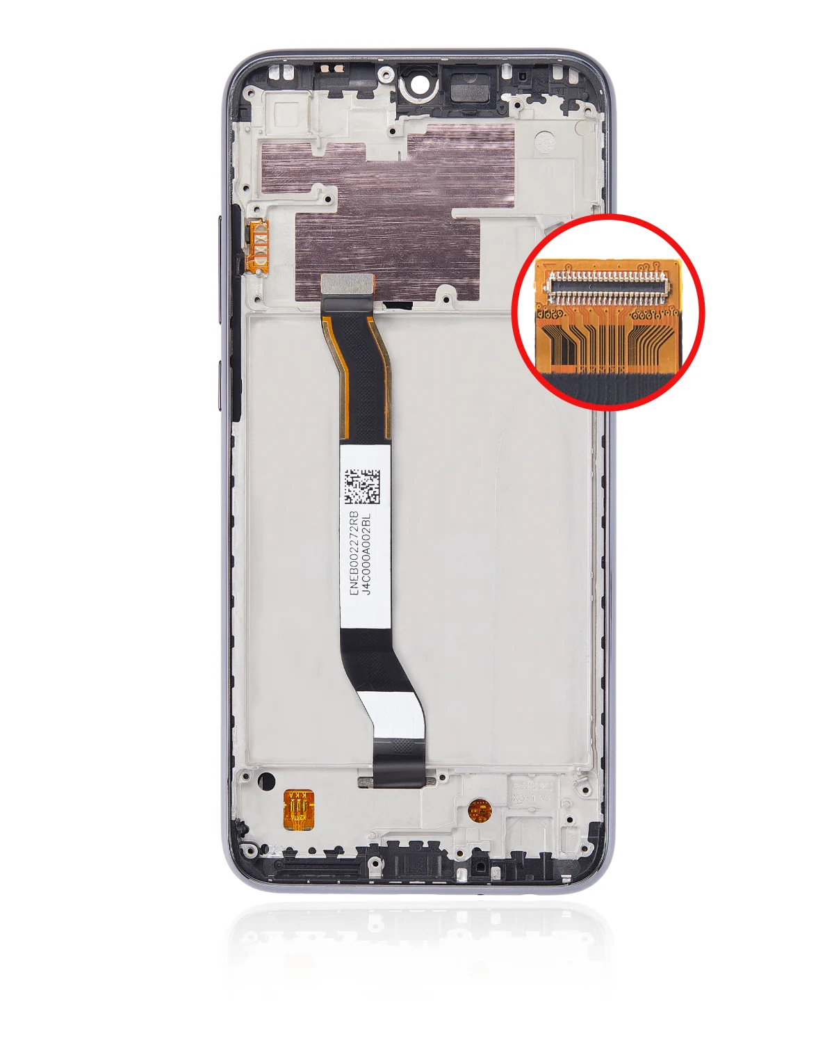Xiaomi Redmi Note 8T İle Uyumlu Ekran Dokunmatik Çerçeveli Orijinal (Moonshadow Gri) - Görsel 4