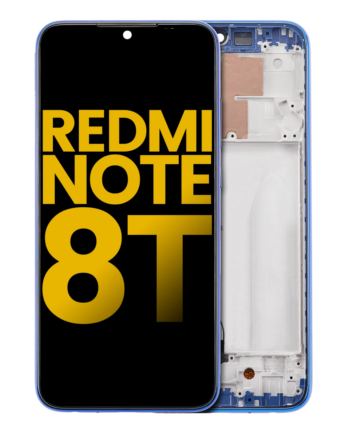 Xiaomi Redmi Note 8T İle Uyumlu Ekran Dokunmatik Çerçeveli Orijinal (Starscape Blue) - Görsel 2
