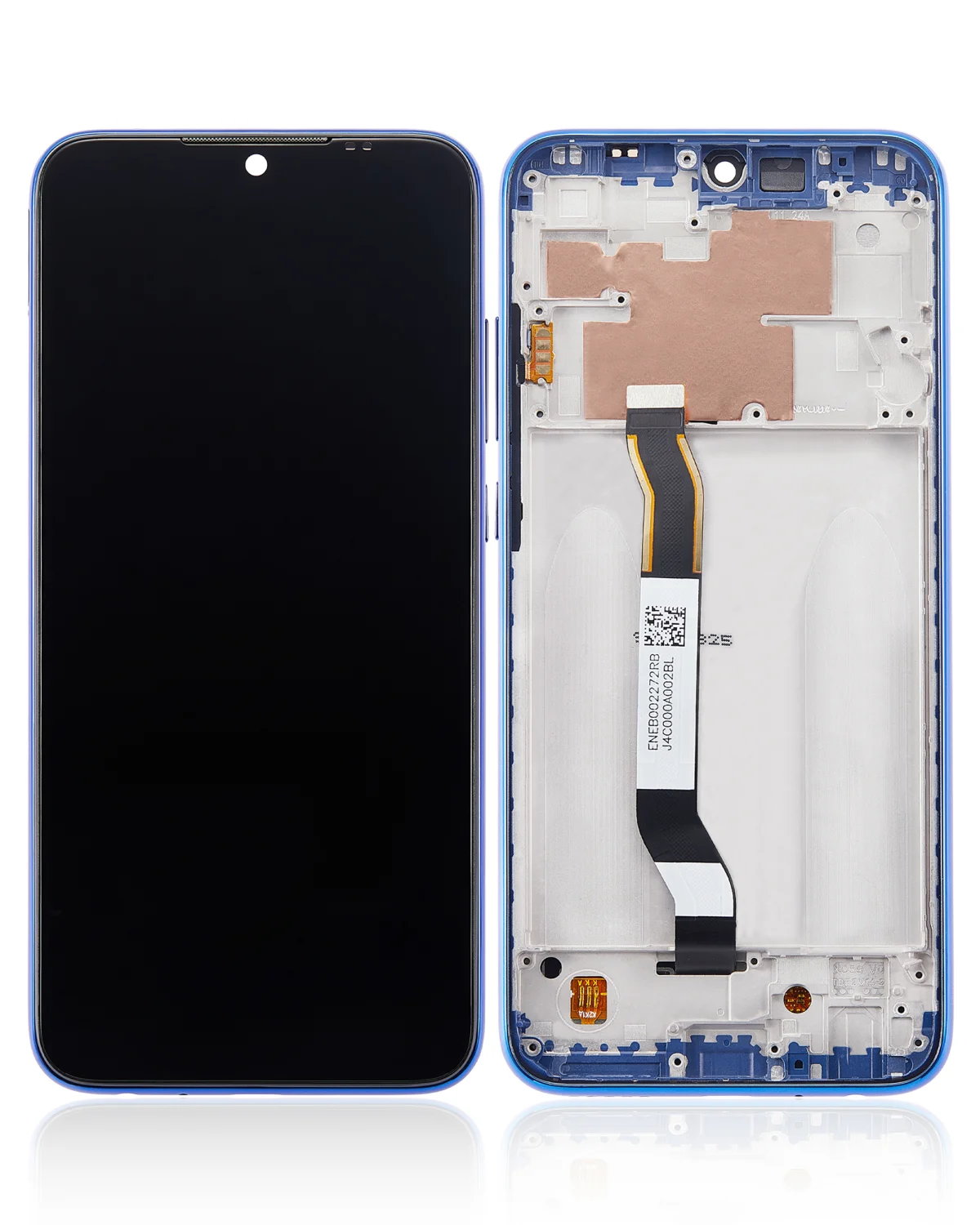 Xiaomi Redmi Note 8T İle Uyumlu Ekran Dokunmatik Çerçeveli Orijinal (Starscape Blue)