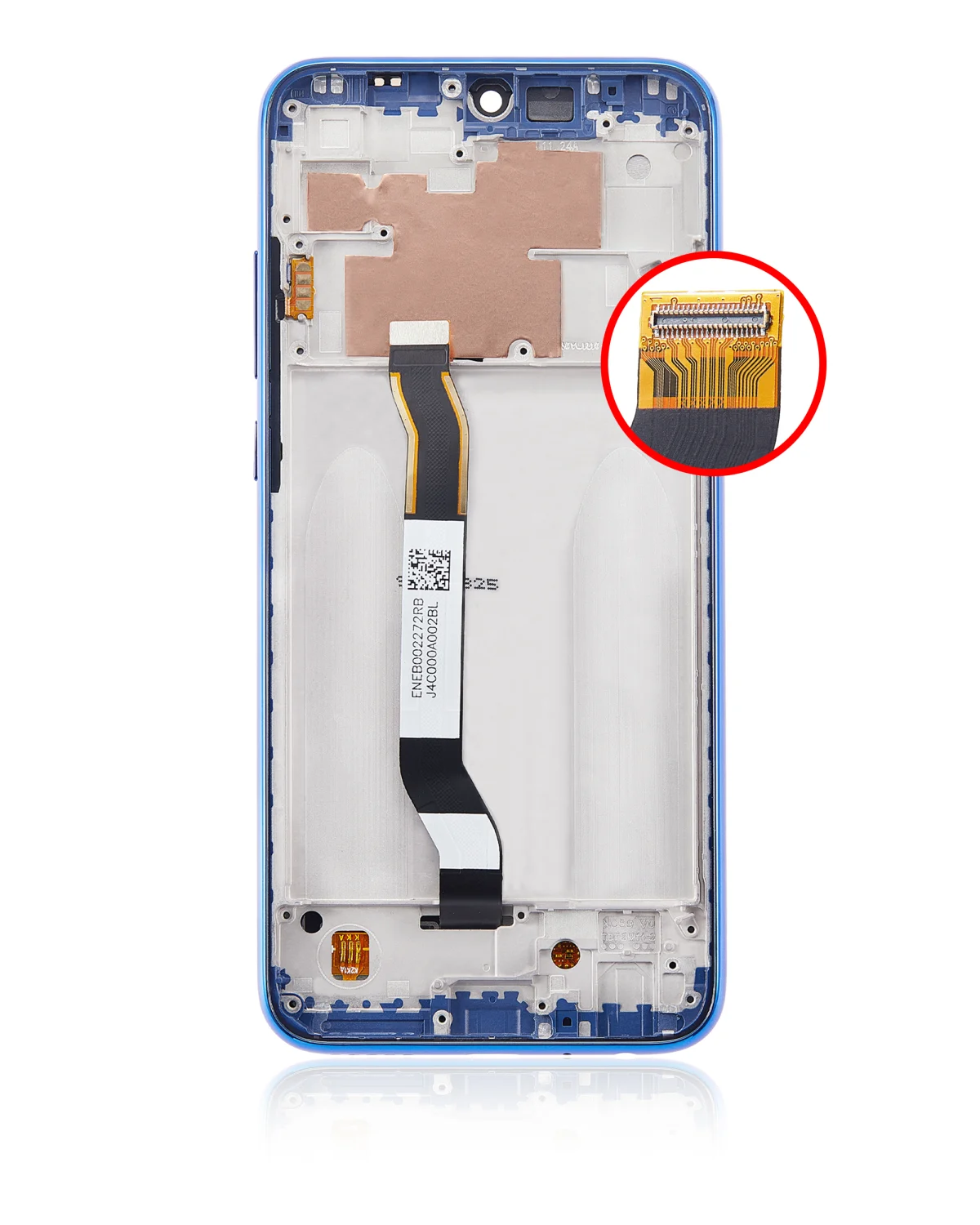 Xiaomi Redmi Note 8T İle Uyumlu Ekran Dokunmatik Çerçeveli Orijinal (Starscape Blue) - Görsel 4