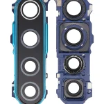 Xiaomi Redmi Note 8T İle Uyumlu Neptün Mavisi) Orijinal  Braketli / Çerçeveli Arka Kamera Lensi