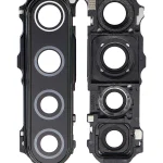 Xiaomi Redmi Note 8T İle Uyumlu Uzay Siyahı) Orijinal  Braketli / Çerçeveli Arka Kamera Lensi