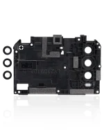 Xiaomi Redmi Note 9 4G İle Uyumlu Braketli / Çerçeveli Arka Kamera Lensi (Gri) Orijinal - Görsel 3