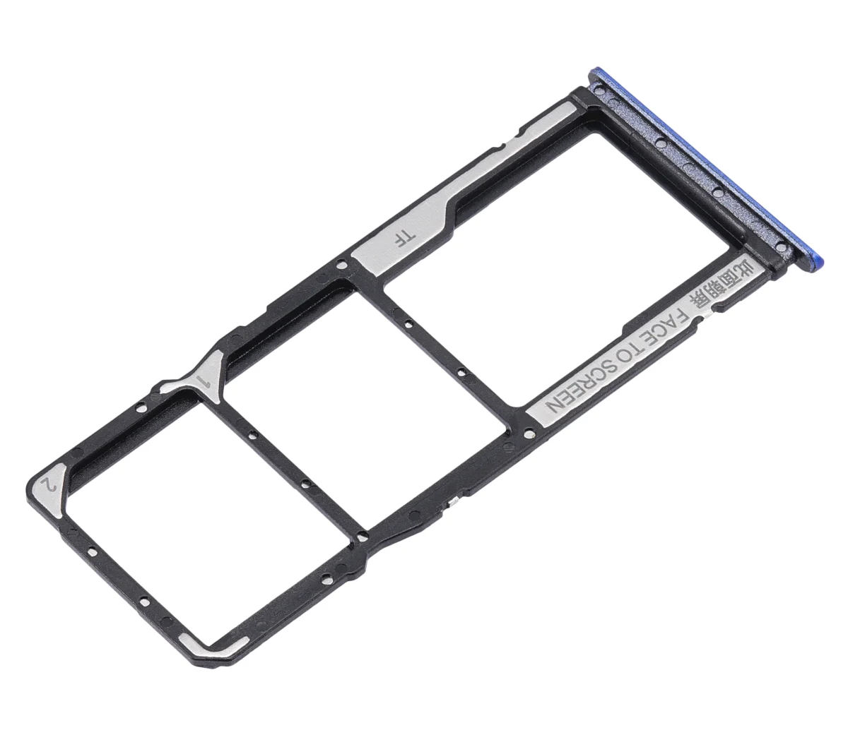 Xiaomi Redmi Note 9 4G İle Uyumlu Çift Sim Kart Tepsisi (Mavi) - Görsel 3