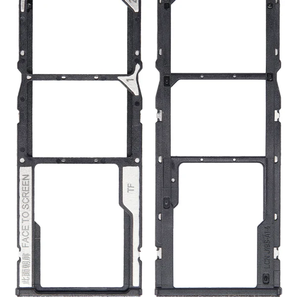 Xiaomi Redmi Note 9 4G İle Uyumlu Çift Sim Kart Tepsisi (Mavi)