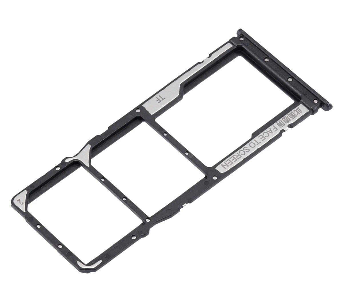 Xiaomi Redmi Note 9 4G İle Uyumlu Çift Sim Kart Tepsisi (Siyah) - Görsel 3