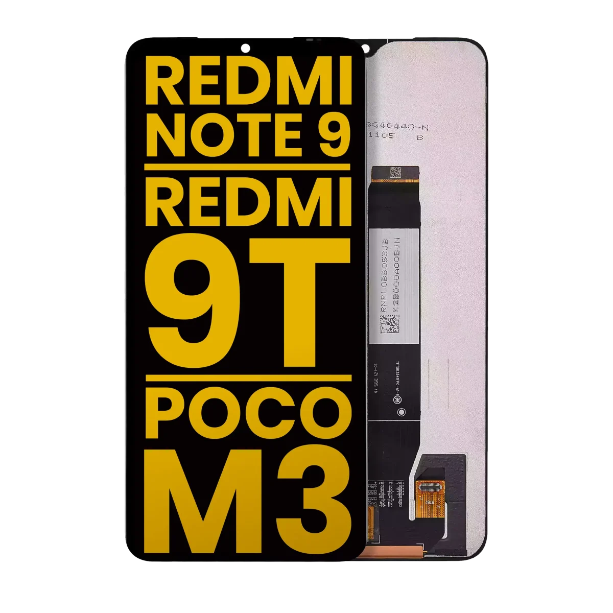 Xiaomi Redmi Note 9 4G İle Uyumlu Ekran Dokunmatik Çerçevesiz Orijinal (Tüm Renklerle Uyumlu)