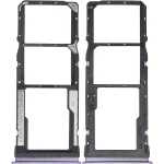 Xiaomi Redmi Note 9 5G İle Uyumlu Çift Sim Kart Tepsisi (Violet)