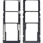 Xiaomi Redmi Note 9 İle Uyumlu Çift Sim Kart Tepsisi (Gece Yarısı Grisi)