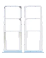 Xiaomi Redmi Note 9 İle Uyumlu Çift Sim Kart Tepsisi (Polar Beyazı)