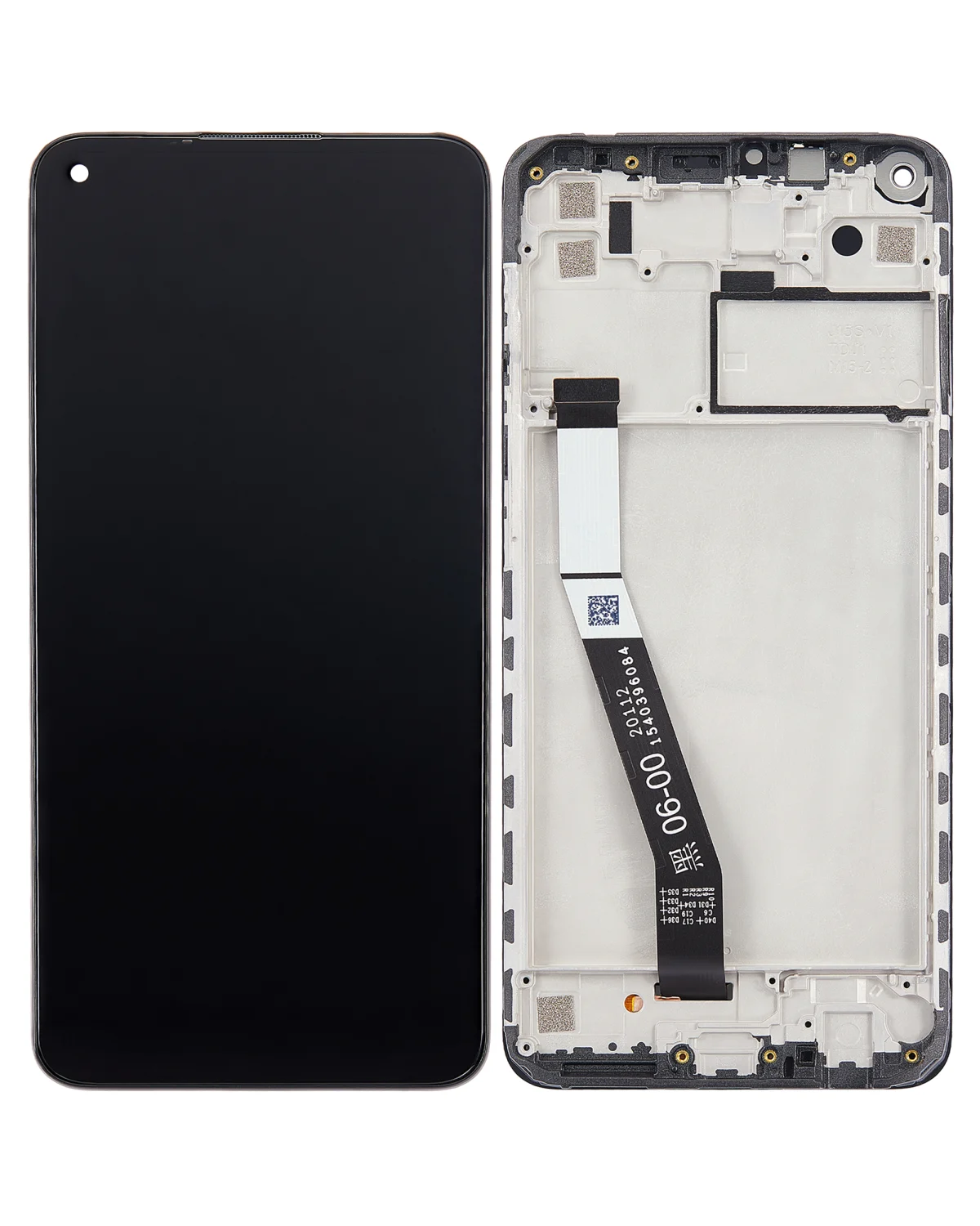 Xiaomi Redmi Note 9 İle Uyumlu Ekran Dokunmatik Çerçeveli Orijinal (Tüm Renkler Uyumlu)
