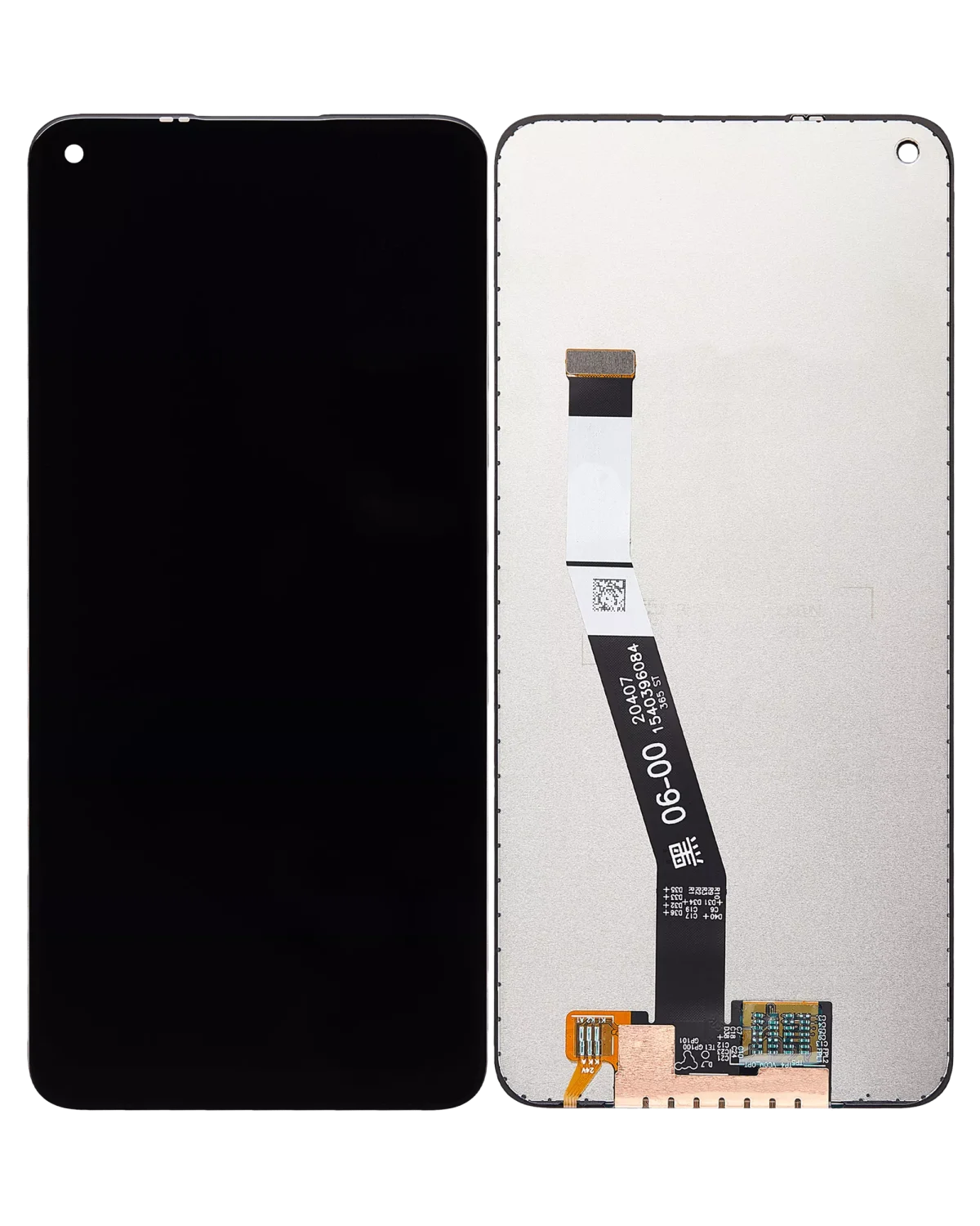 Xiaomi Redmi Note 9 İle Uyumlu Ekran Dokunmatik Çerçevesiz (Tüm Renkler Uyumlu)