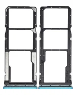 Xiaomi Redmi Note 9S İle Uyumlu Çift Sim Kart Tepsisi (Aurora Blue)