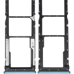 Xiaomi Redmi Note 9S İle Uyumlu Çift Sim Kart Tepsisi (Tropikal Yeşil)