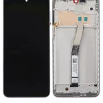 Xiaomi Redmi Note 9S İle Uyumlu Ekran Dokunmatik Çerçeveli (Buzul Beyazı)
