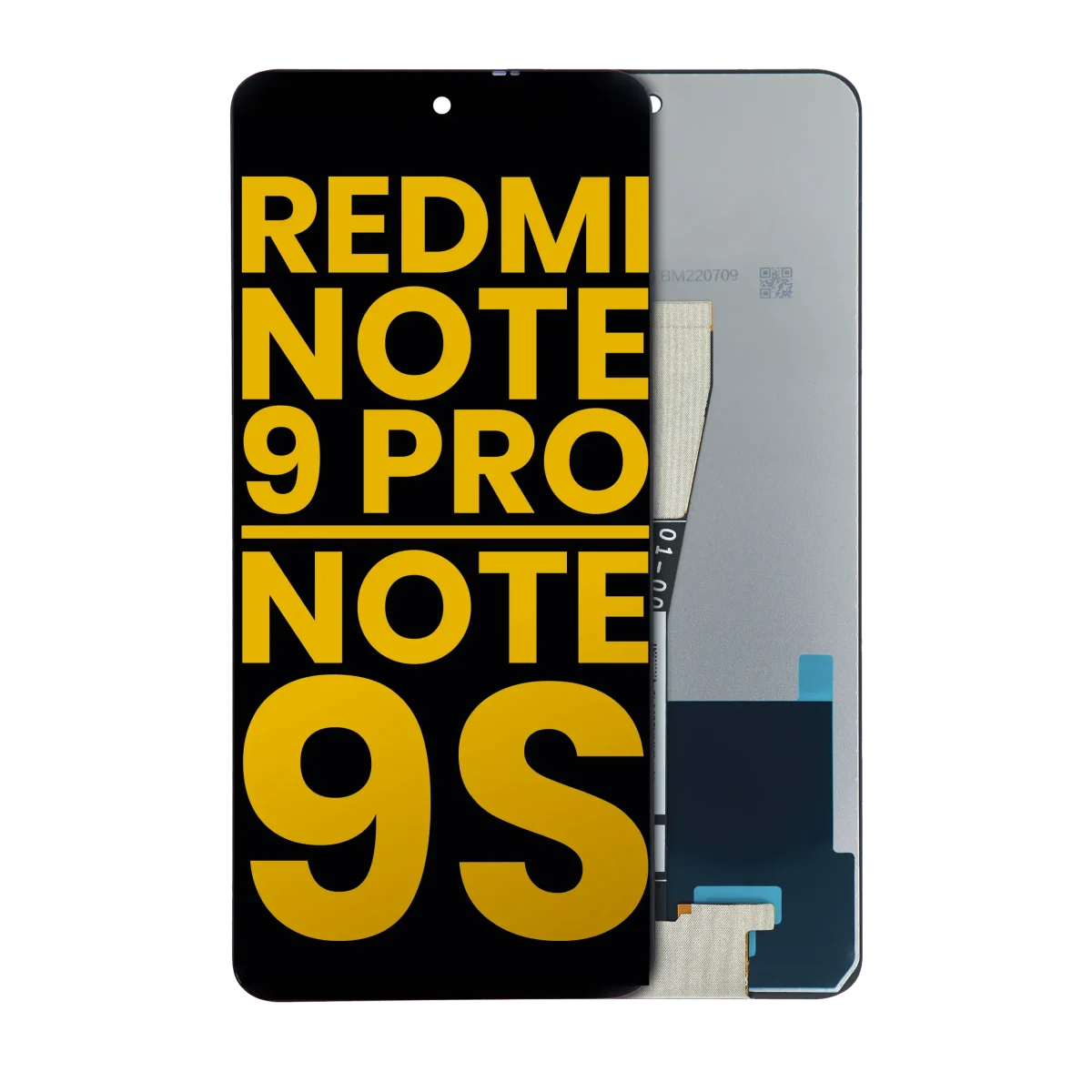 Xiaomi Redmi Note 9S İle Uyumlu Ekran Dokunmatik Çerçevesiz Orijinal (Tüm Renkler Uyumlu)